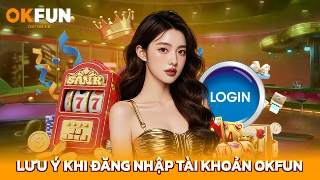 Lưu ý khi đăng nhập Okfun